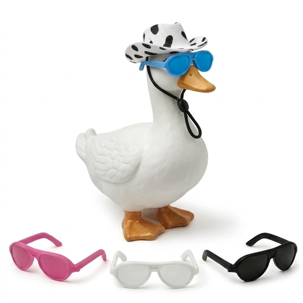 Goose Glasses – Funny Novelty Sunglasses, Viral TikTok Gag Gift, Cute Animal Party Glasses, Photo Prop Must-Have, Random Style Surprise