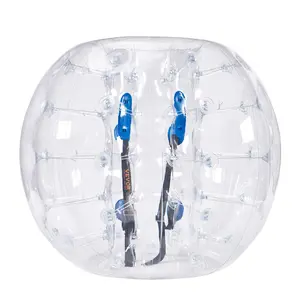 VEVOR Inflatable Bumper Ball 1-Pack, 4FT/1.2M Body Sumo Zorb Balls for Teen Adult, 0.8mm Thick PVC Human Hamster Bubble Balls for Outdoor Team Gaming Play, Bumper Bopper Toys for Garden, Yard, Park