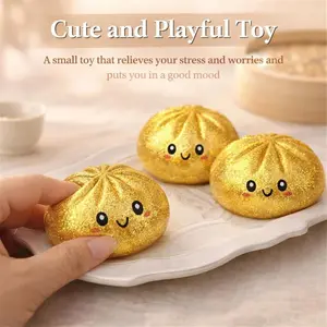 Simulated Bun Squishy Toy for Stress Relief Dumpling Squishies Toy