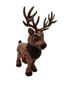 BS208Creations 3D Printed Articulating Elk Figurine - Traditional Art Nature-Inspired Decoration, Home Decor Accent, Room Decorations Gift for Living Spaces