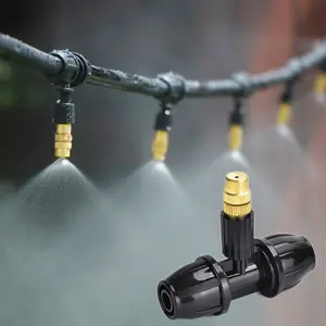 10pcs Automatic Watering System Household Atomizing Nozzle Plant Spraying Spray Dust Reduction Gardening Watering Timer Nozzle Sprayer Nozzle Garden Watering Sprinkler