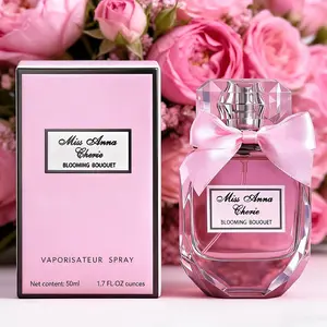 Miss Anna Cherie Blooming Bouquet Perfume for Women, Fruity Blackcurrant & Citrus, Fresh Rose Water, Long Lasting Scent, Floral Fruity Scents, 50ML/10ML