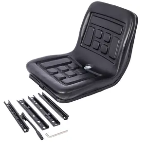 Universal Tractor Seat with a Drain Hole Replacement Seat Thickly-Padded Seat Durable and Water-Resistant Horizontally Adjustable