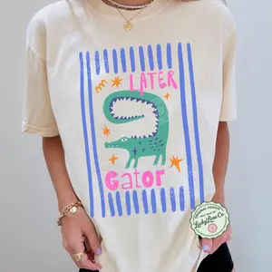 Later Gator Comfort Colors Shirt, ORIGINAL DESIGNER Later Gator Shirt, Trendy Graphic Tee, Womens Tshirts, Alligator Shirt, Funny Animal T-Shirt