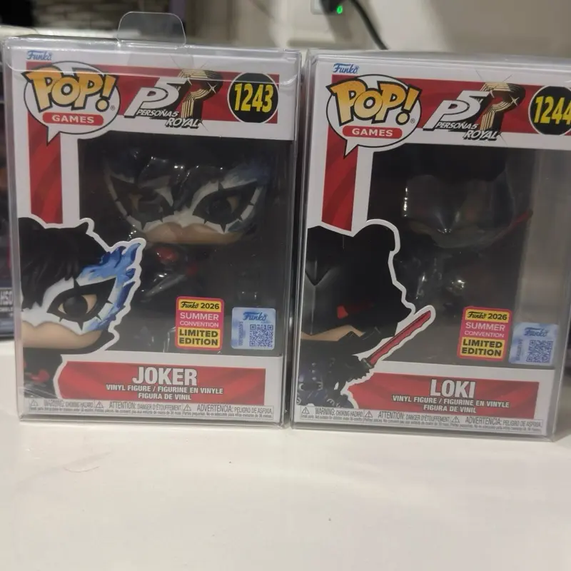 Funko Pop! Persona 5 joker and Loki shared Funko Pop! Persona 5 joker and Loki shared