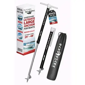 Ultimate Large - Premium Screw in Boat & Pontoon, Stainless Steel (29"-48", Case)