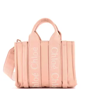 Pre-owned Chloé Nylon Tote Bags REBAG Chloe Woody Convertible Tote Recycled Small by Rebag