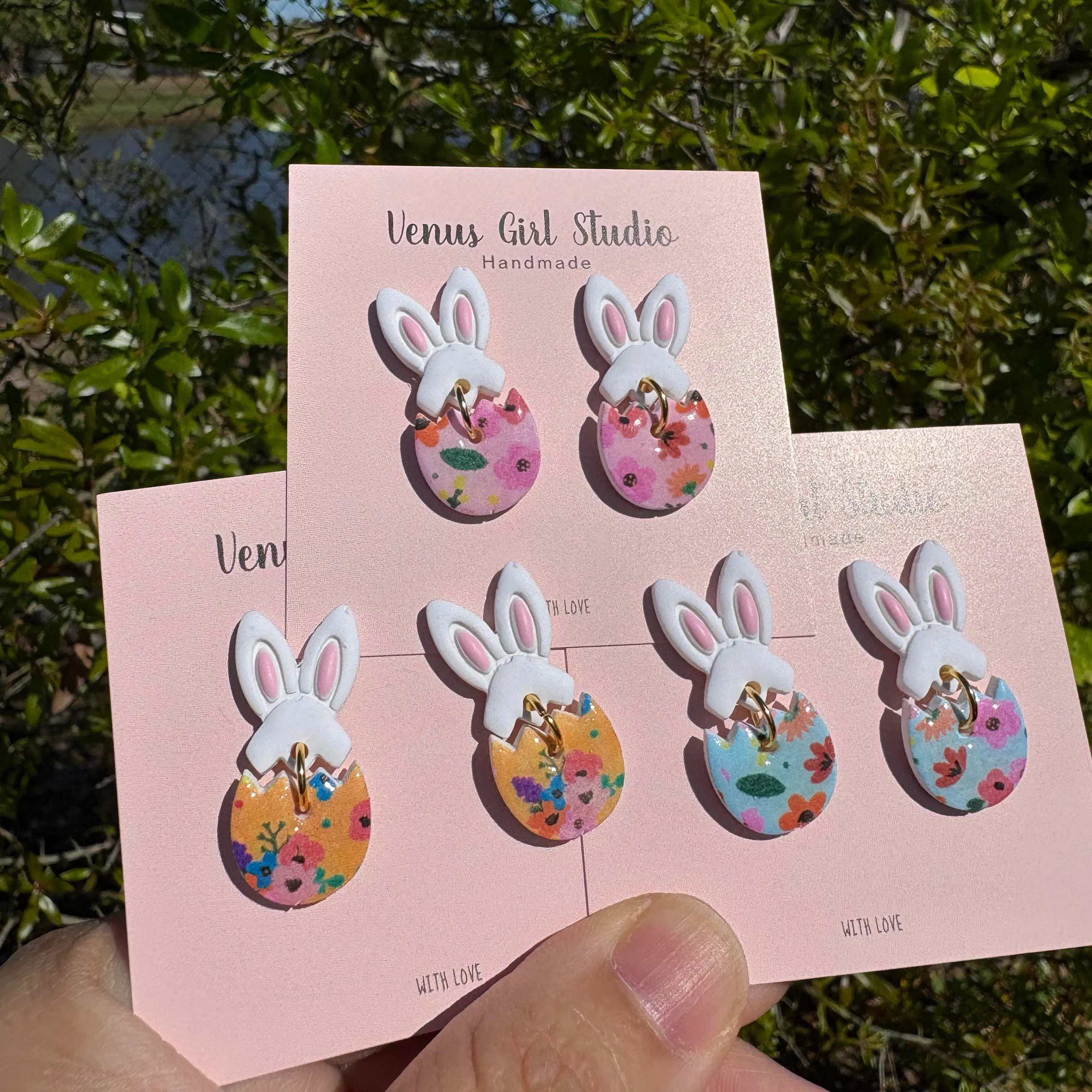 Hatching Bunny Earrings