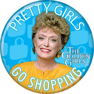 The Golden Girls Blanche Devereaux Button Pin