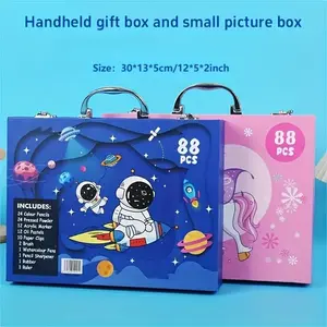 88 Set Colors Acrylic Paint Markers Brush Tip, Water Based Paint Pens, Waterproof Flexible Tip Acrylic Markers for Rock Painting, Wood, Fabric, Egg, Pen, Markers, Acrylic Markers, Springtok