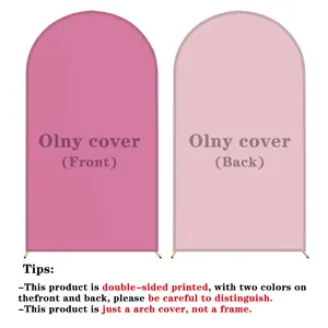 1 piece, Dual-color suitable for multi-scenario arch sets, 6 feet / 7.2 feet elastic arch-shaped background coverings, Multiple color schemes available, Party decoration supplies, Suitable for weddings, parties, birthdays, banquets, Wall Hanging Backdrop