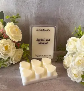Santal and Coconut (2.7oz) Strong, long lasting wax melts!