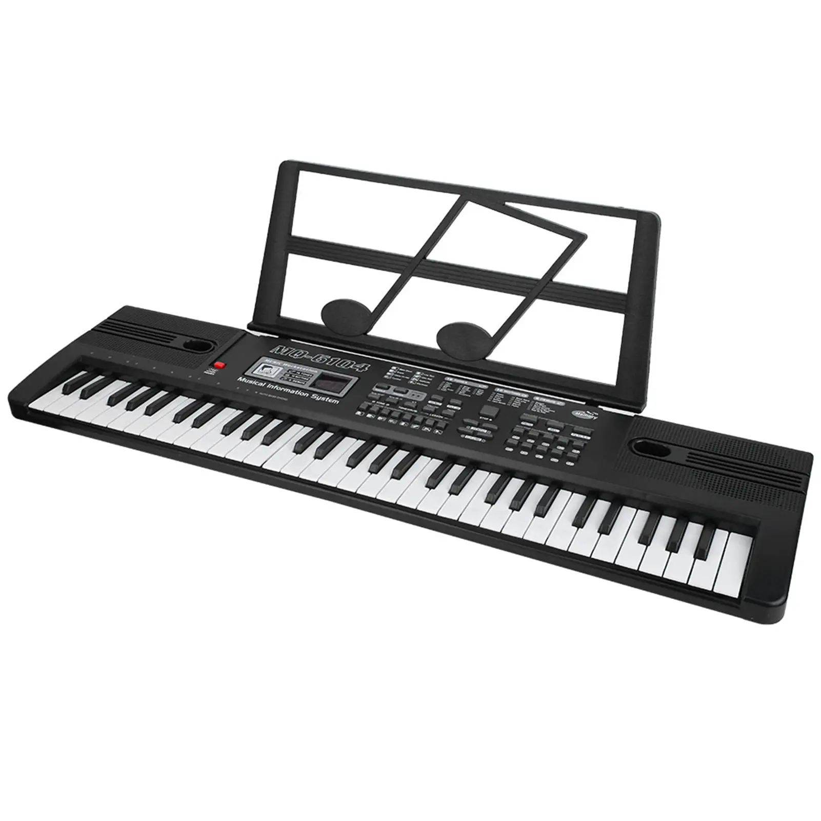 61-Key Portable Digital Electronic Organ Keyboard for 1-6 Years Old Children, with Microphone, LED Display, 10 Rhythms, 4*1.5V AA Batteries, 5V 500mA (Toys & Hobbies, Musical Instruments & Accessories, Keyboards & Pianos), 8 Percussion Sounds, Adjustable,