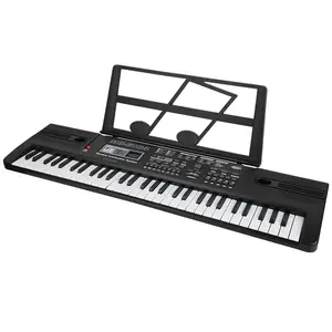 61-Key Portable Digital Electronic Organ Keyboard with Microphone for Children (Toys & Hobbies, Musical Instruments Accessories)