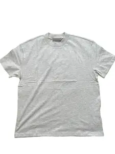 Tee Light Oatmeal Menswear Top - Comfortable and Stylish Tshirt for Men Streetwear Crewneck Casual