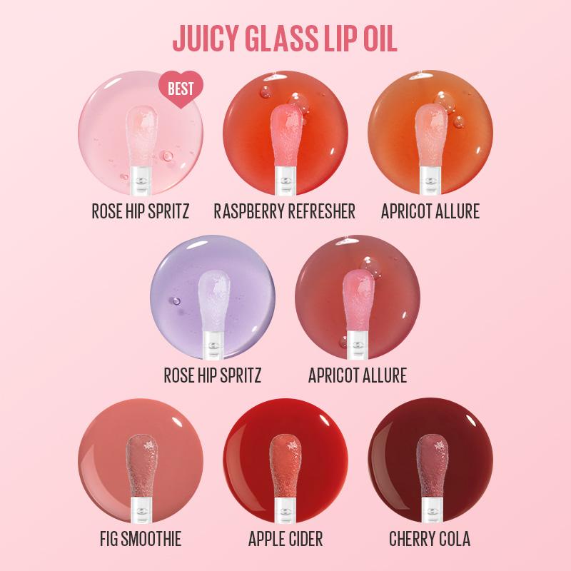 Kaja Korean Juicy Glass Lip Oil | Hydrating & Nourishing Lip Oil Lip Gloss, Juicy and High-shine Finish, Infused With Fruit Seed Oil, Lipgloss Lipstick Makeup Glossy Moisturizer Plump Transfer-proof