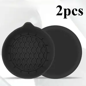 Car Cup Holder Drinks Coasters Set, Silicone Anti-Slip Mat Liner, Universal Fit for Men & Women, Drivers, Vehicles, Car Interior Accessories, Pack of 2