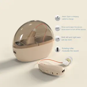 OTC hearing aids for adults-ear-hanging in-ear amplification, rechargeable, over-the-counter