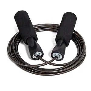 Adjustable Jump Rope with Non-Slip Handles, Fitness Equipment for Men & Women, Home Workout Accessory, Leg Extension Machine Compatible Gym Gear