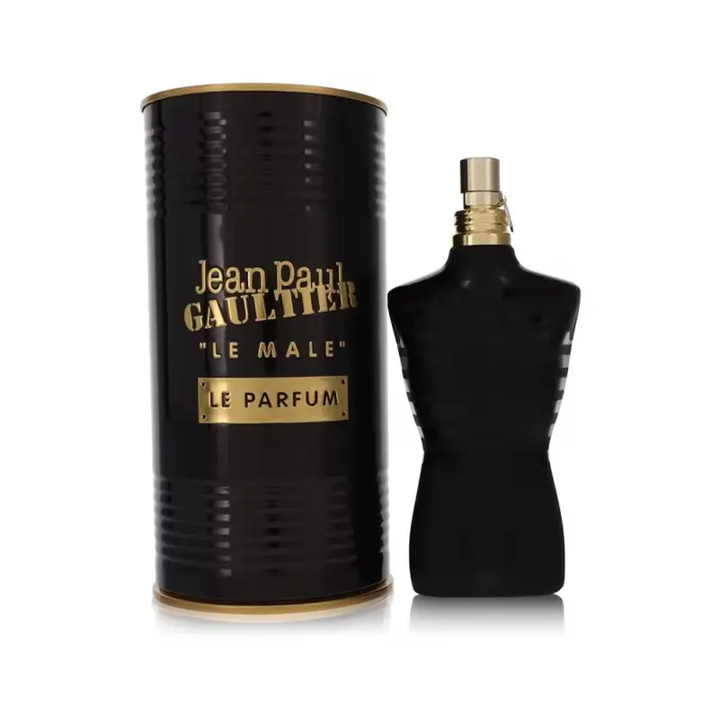 Jean Paul Gaultier Le Male Le Parfum - Men's Intense Amber Woody Eau de Parfum Spray, Featuring Cardamom, Lavender, Iris, Vanilla