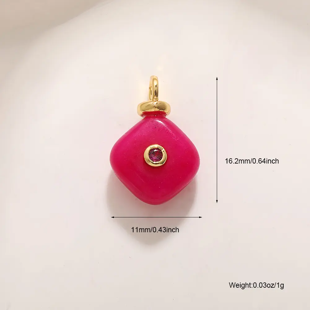 A675 Diamond studded Meihong Jade