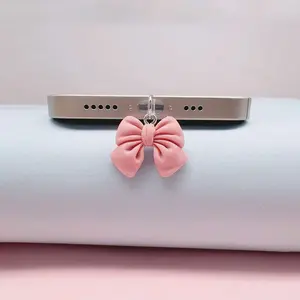 Cute Ghost Design Phone Dust Plug, Anti-dust Phone Charging Port Plug, Mobile Phone Decoration Accessories for Women & Girls