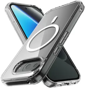 Nakedcellphone Transparent Series for Google Pixel 10a Phone Case, Clear Acrylic - Compatible with MagSafe