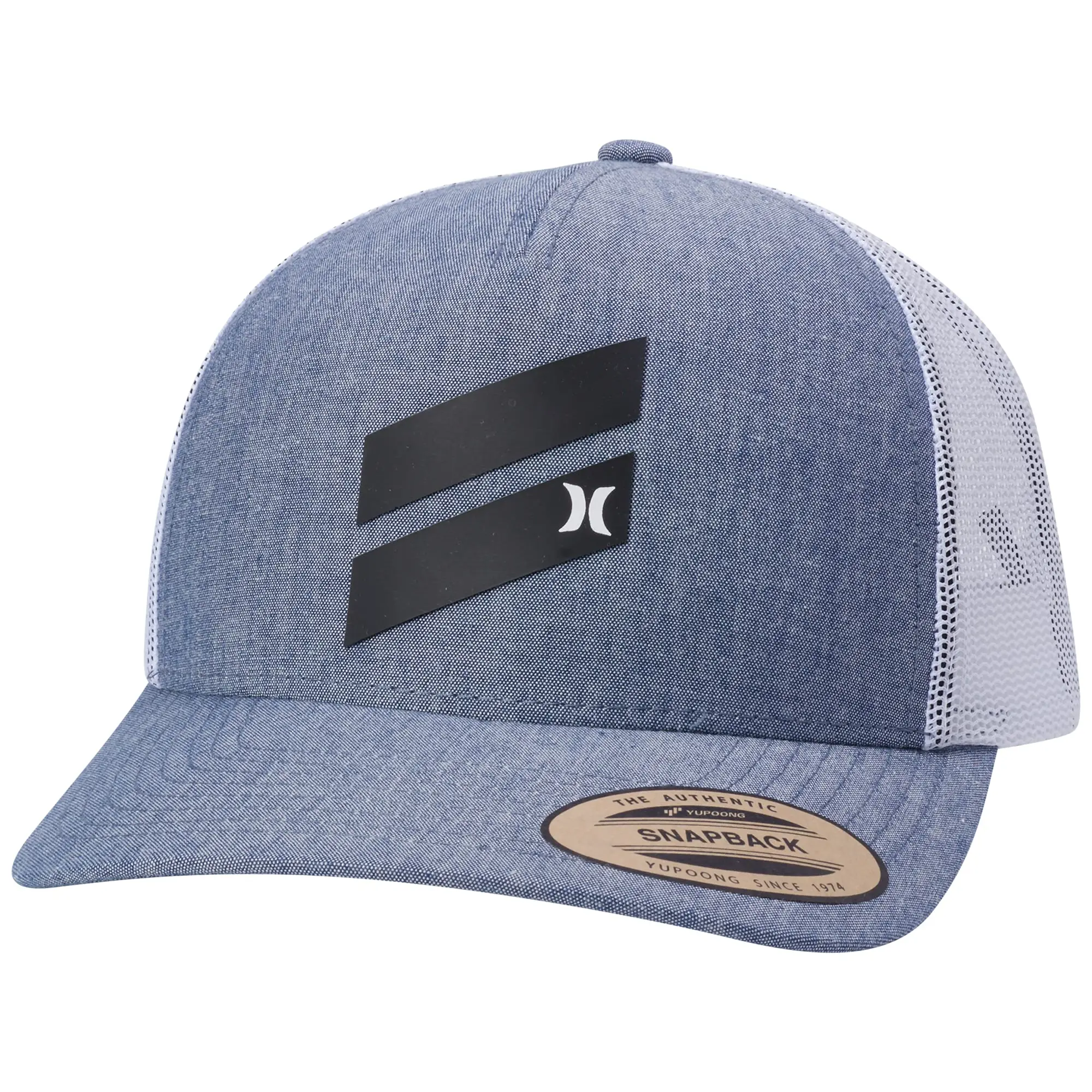 Hurley Mens Lightweight Poly Mesh Back Curved Bill Cap Trucker Hat Hurley Mens Lightweight Poly Mesh Back Curved Bill Cap Trucker Hat