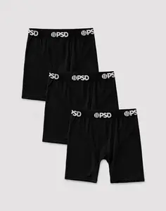 Kids Psd Underwear Boxer Briefs 3-Pack Grade-School