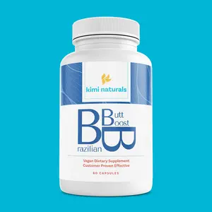 Kimi Naturals Brazilian Peach Boost - Organic Edible Dietary Supplement - 60 Capsule Pack - Fitness & Healthcare Vitamin