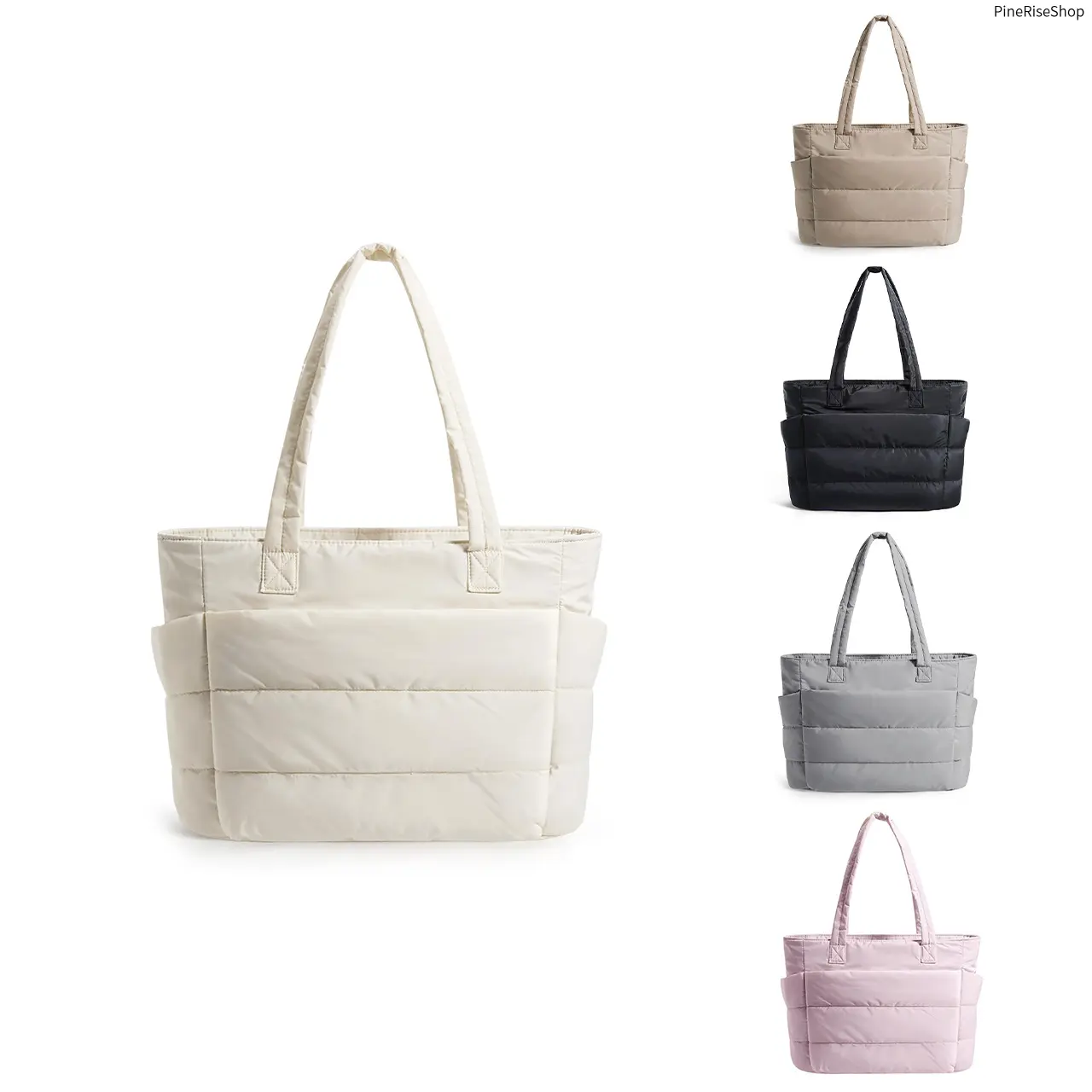 Women's Casual Shoulder Tote Bag - Active Lifestyle Shoulder Bags, Clean Aesthetic, Large-Capacity, Multi-Compartment Handbag for Daily Outdoor & Portable Travel Use, Clean Aesthetic Women's Handbags
