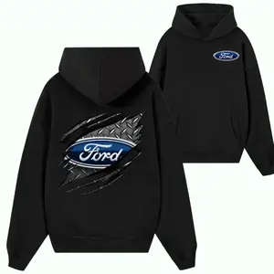 Ford Ripped Metal Hoodie, Diesel Mechanic Streetwear Pullover, Vintage Truck Graphic for Car Enthusiasts, Off-Road Garage Gift for Men & Women