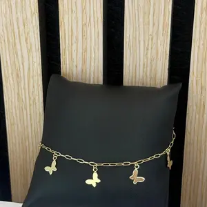 Pulsera de plata 925 con colgantes de mariposa