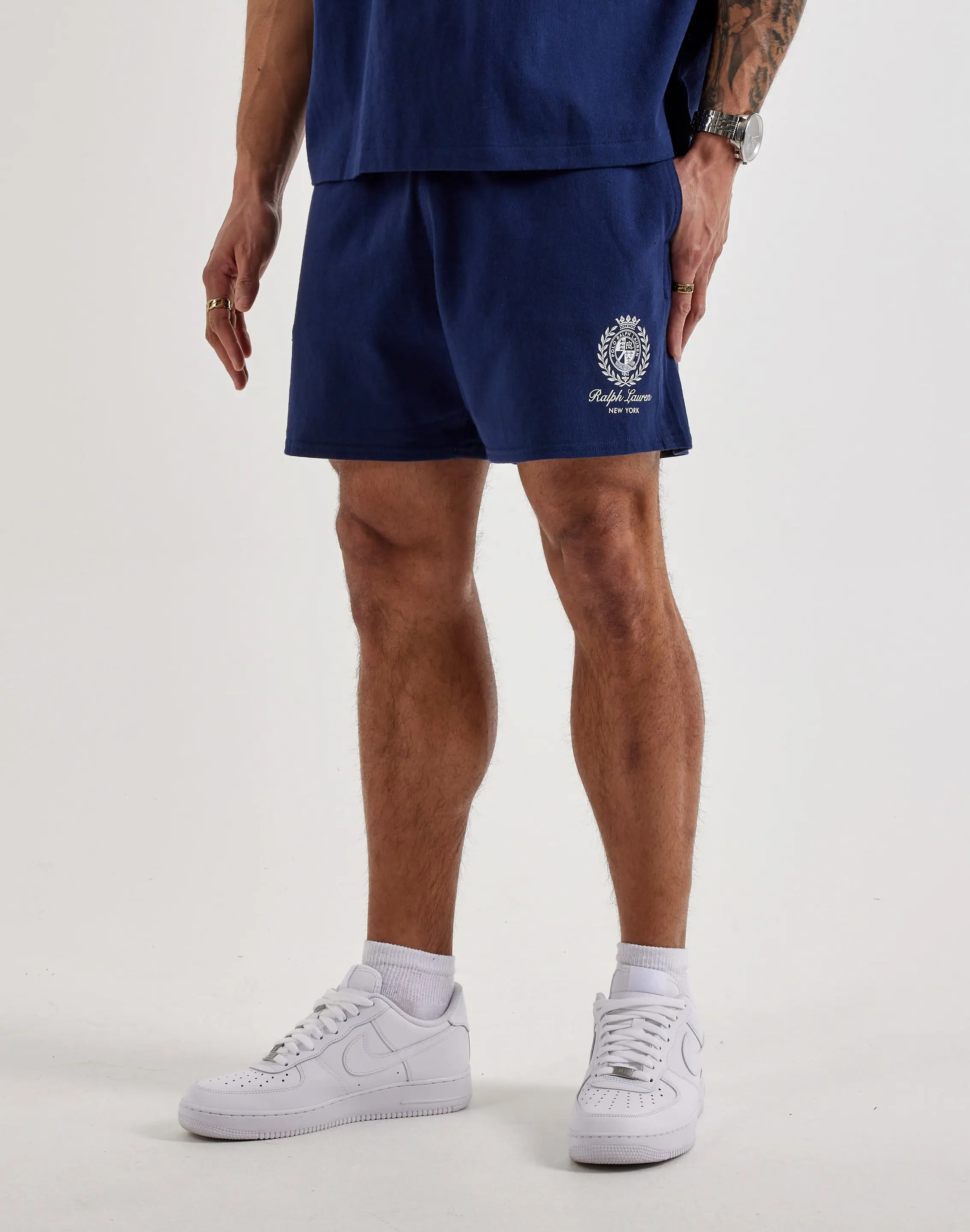 Mens Polo Ralph Lauren Graphic Fleece Shorts