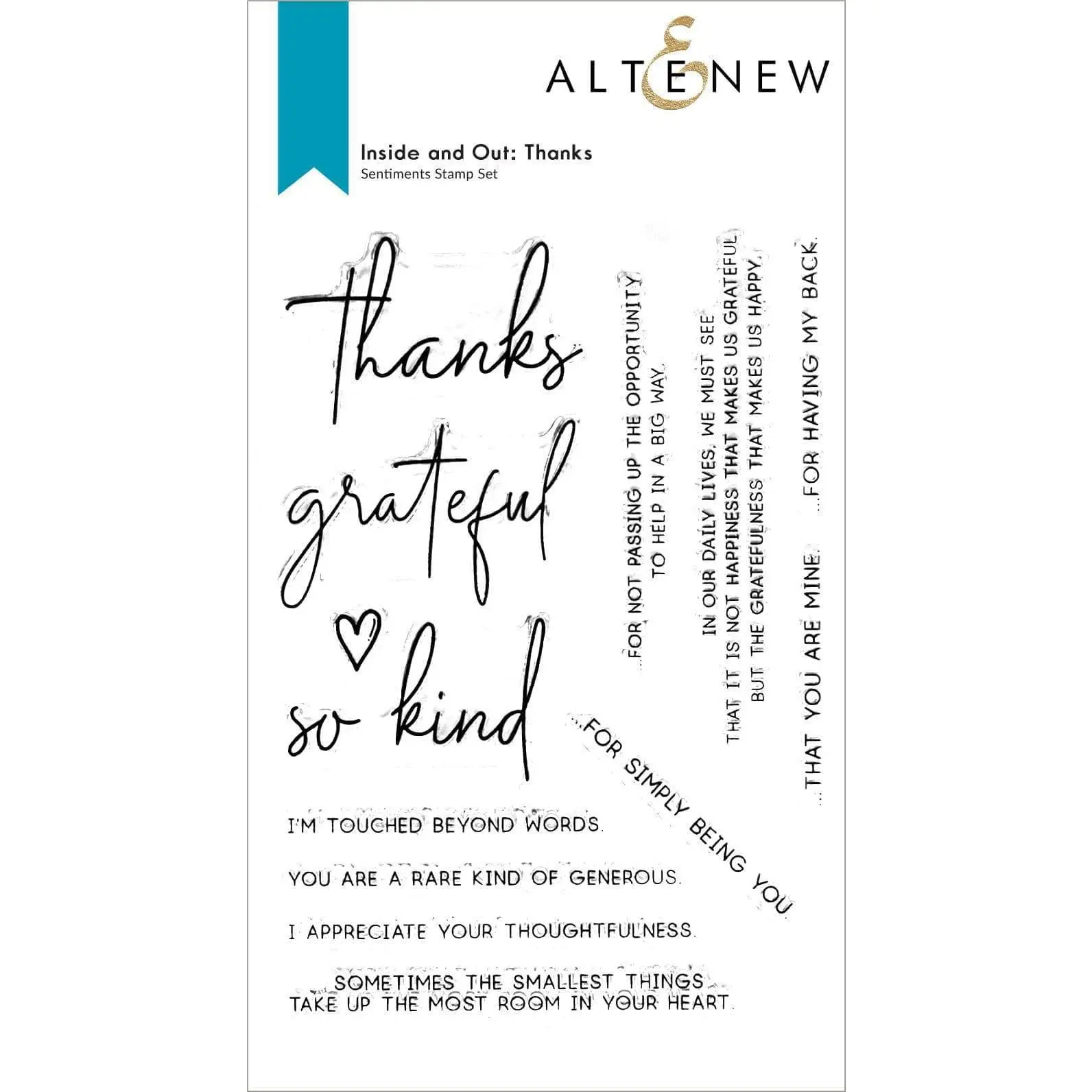 Inside and Out: Thanks Stamp Set