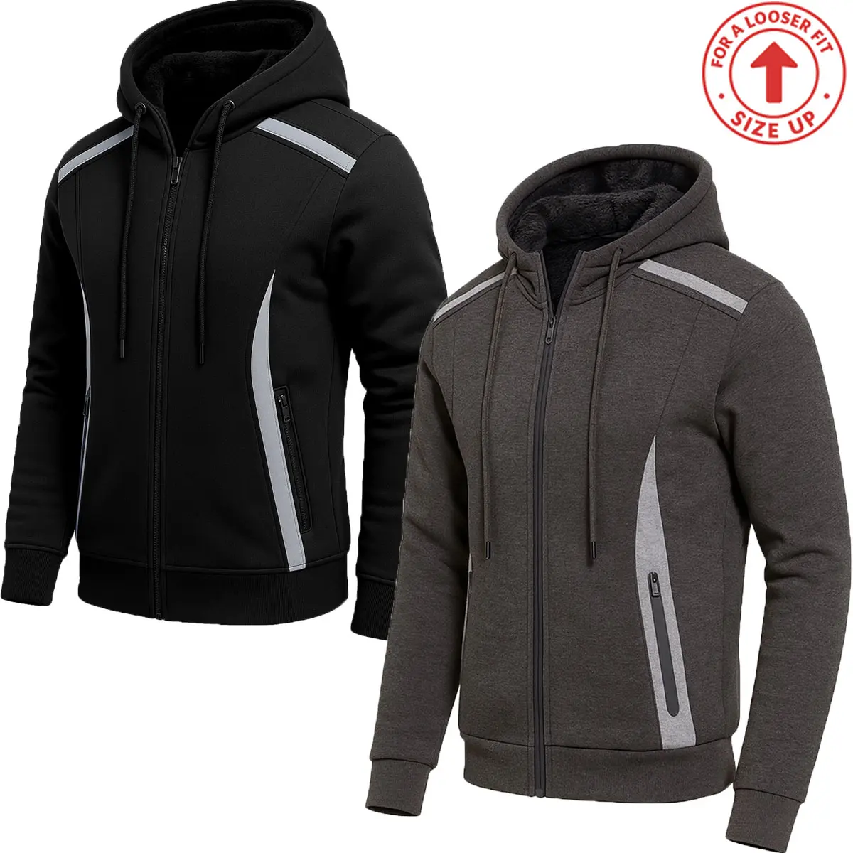 (Style 1 - 2Pack) Black-Charcoal