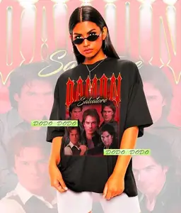[Sale off up to 50%] Damon Salvatore Shirt - Vintage Style Unisex Tee