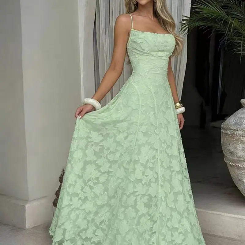 Women's Fashion Sexy Backless Lace Dress, Elegant Long-Sleeve Maxi Gown, Party Wear Gown, Chic Evening Dresses for Parties and Weddings, Comfortable All-Season Formal Wear