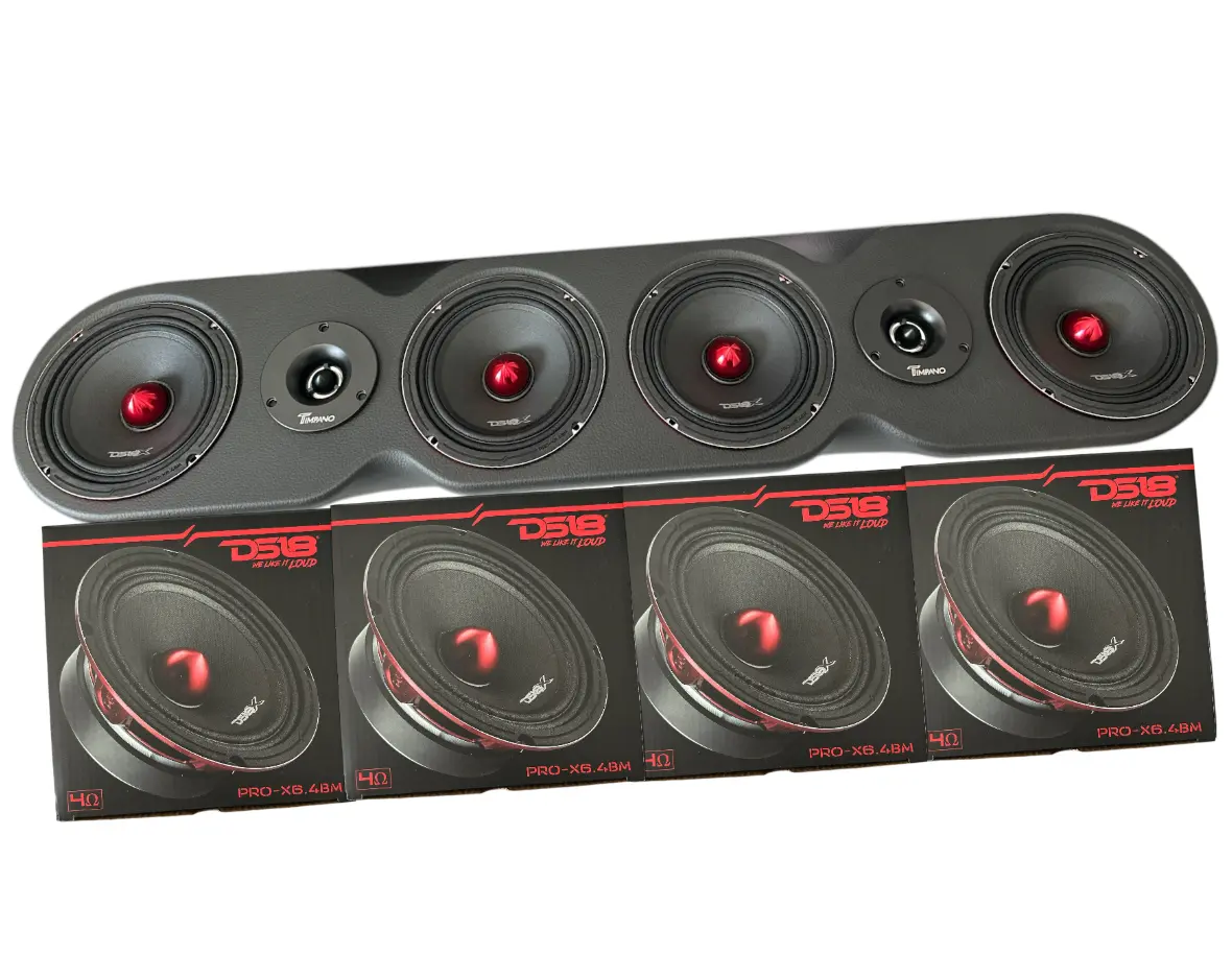 Universal 38” Sound Bar Pod + 4 Ds18 Pro 6.5 Great Deal Package !!!! 6.5 Ds18