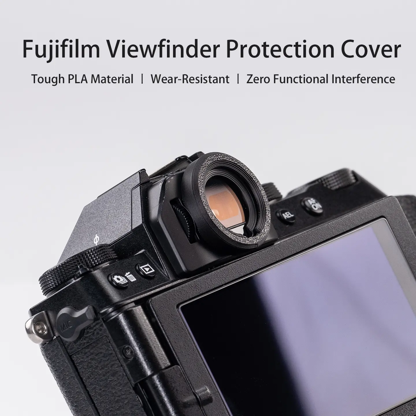 Viewfinder Protection Cover for Fujifilm XT30 II / XT50 / XS20 / XS10,1:1 Real Camera Molding,Protects Original Eyecup from Wear
