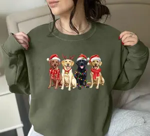 Labrador Retriever Christmas Shirt, Dog Christmas, Gift for Dog Lover, Holiday Sweater, New Year
