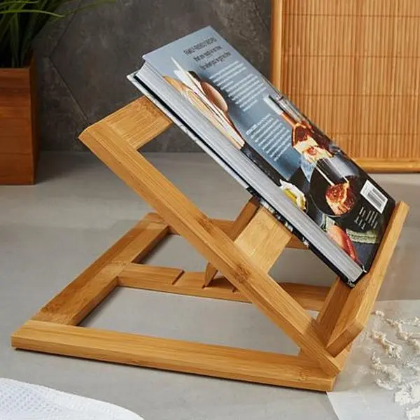BergHoff Bamboo Cookbook Tablet Holder