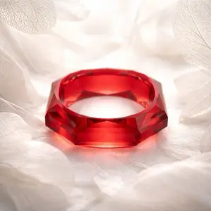 Crystal Clear Colored Bangles