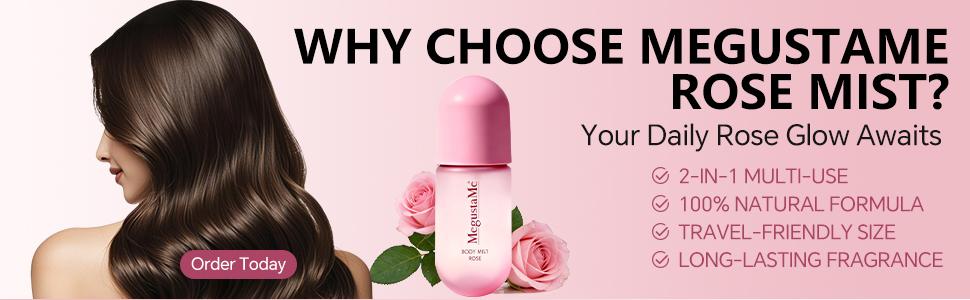 Rose perfume spray 100ml, female fragrance, rose fragrance, warm and delicious fragrance, gift for her