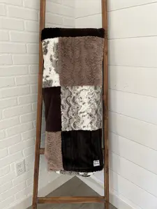 Chocolate Dusted Appaloosa Minky Mama