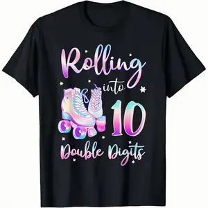Heavy Cotton Trendy Print Short-sleeved T-shirt Men's Spring and Summer New Loose plus size