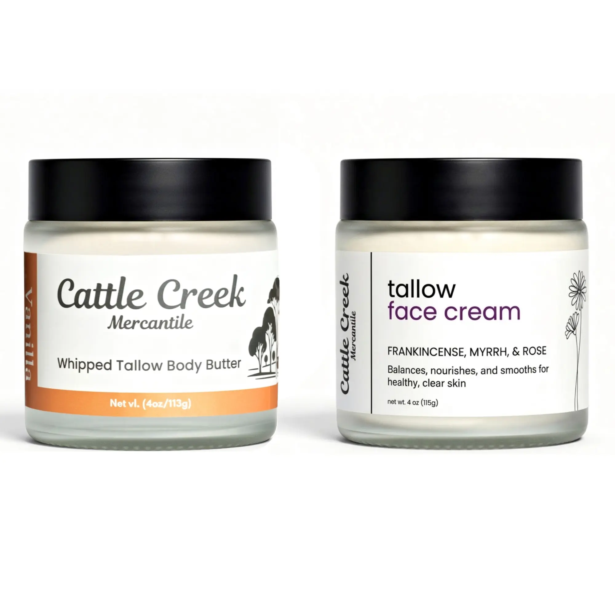 Vanilla Body Butter + Face Cream - 4oz