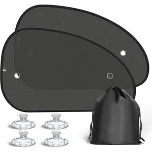 2026  Upgrade  Window Shades for Side Window 25"X15"(2 Pack), Window Shade for  Suction Cup,Sun Shade Side Window Can Blocks 99.98% UVR