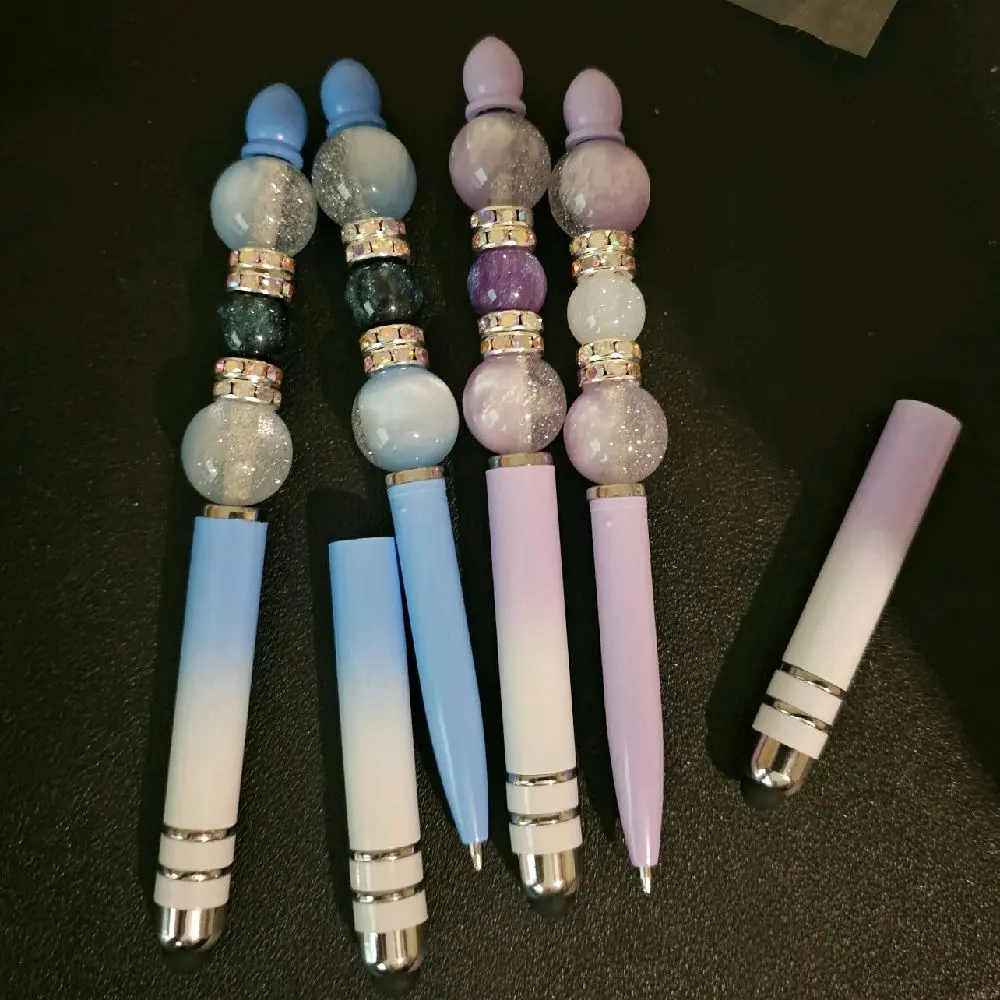 Stylus and Pen in One Beautiful Beads Design Made with Stunning Beads and Stylish Handles