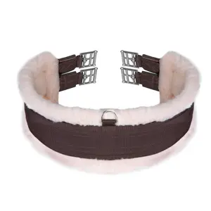 Shires ARMA Fleece Lined Girth - Elastic for Sensitive Horses & Ponies with Pro Comfort Synthetic Wool Lining & Pressure Alleviating Inserts
